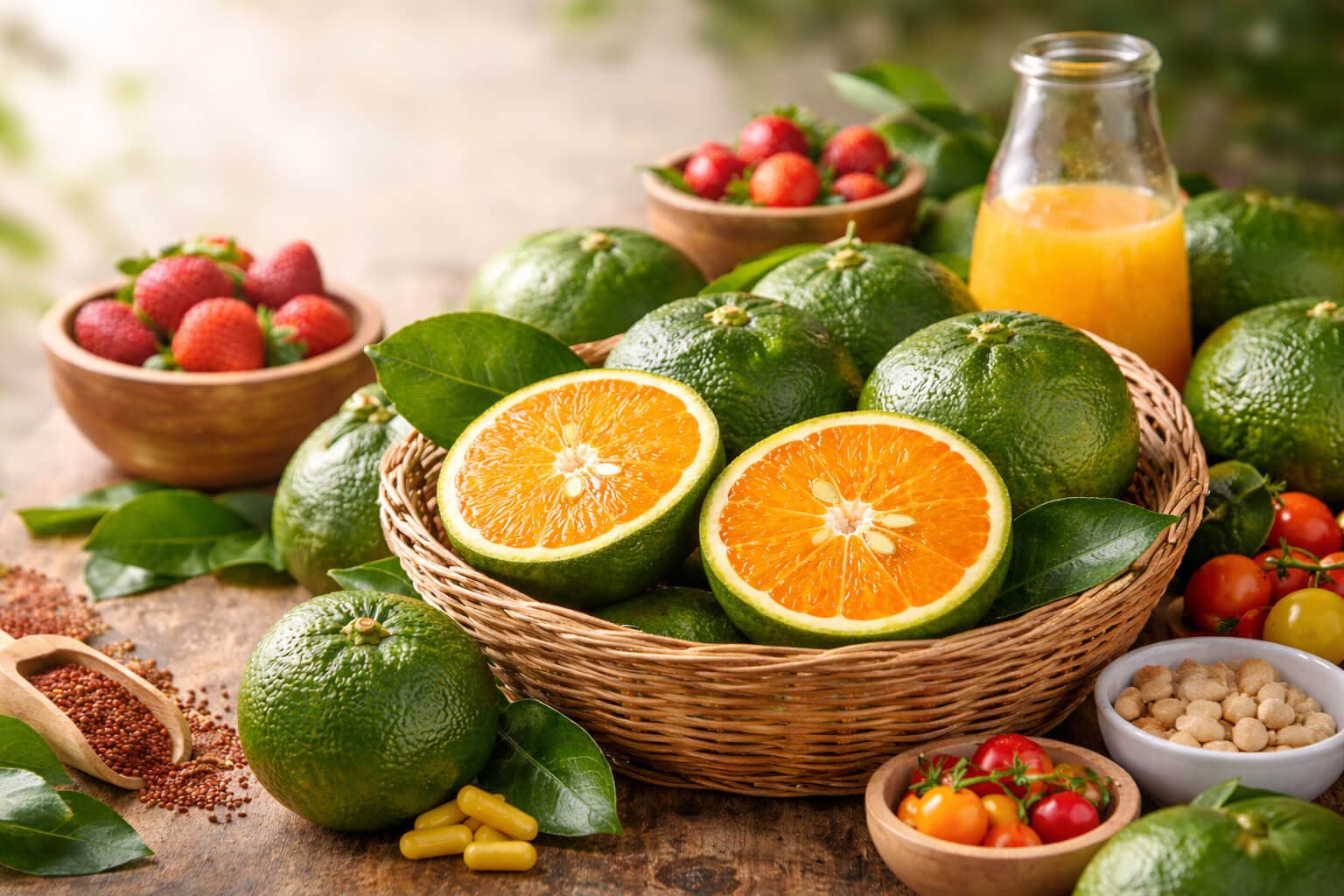 Vitamin C trong cam sành: lợi ích & cách dùng đúng